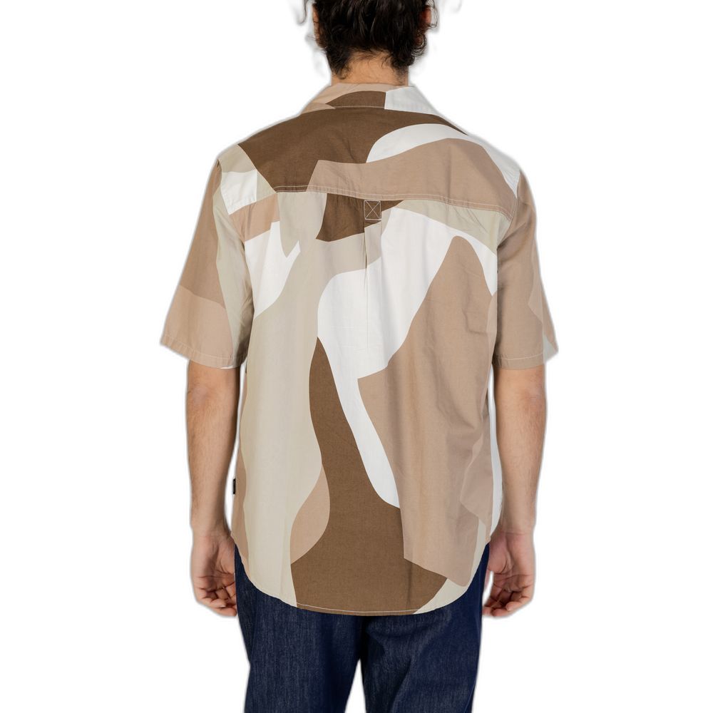 Only & Sons Brown Cotton Shortsleeve Only & Sons