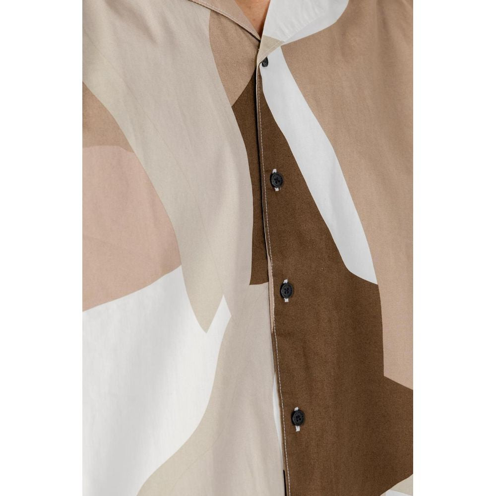 Only & Sons Brown Cotton Shortsleeve Only & Sons