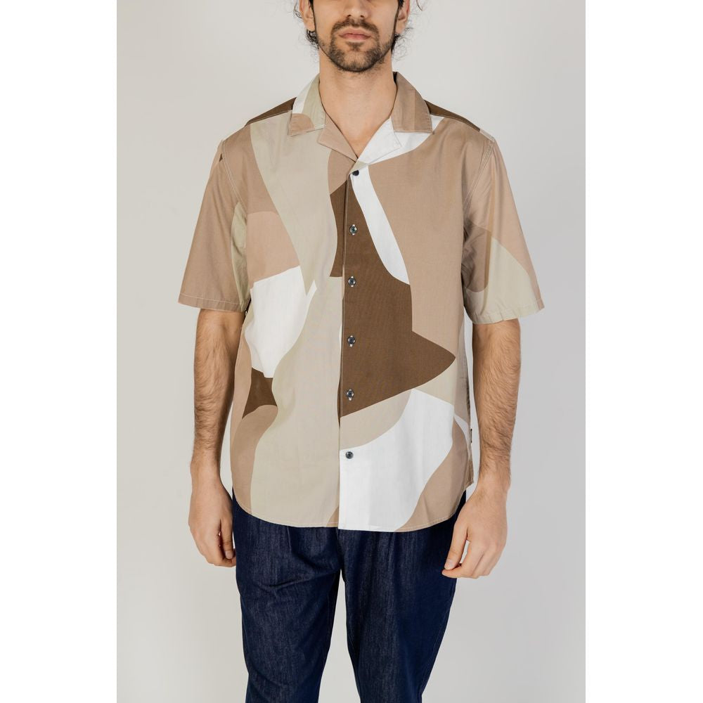 Only & Sons Brown Cotton Shortsleeve Only & Sons