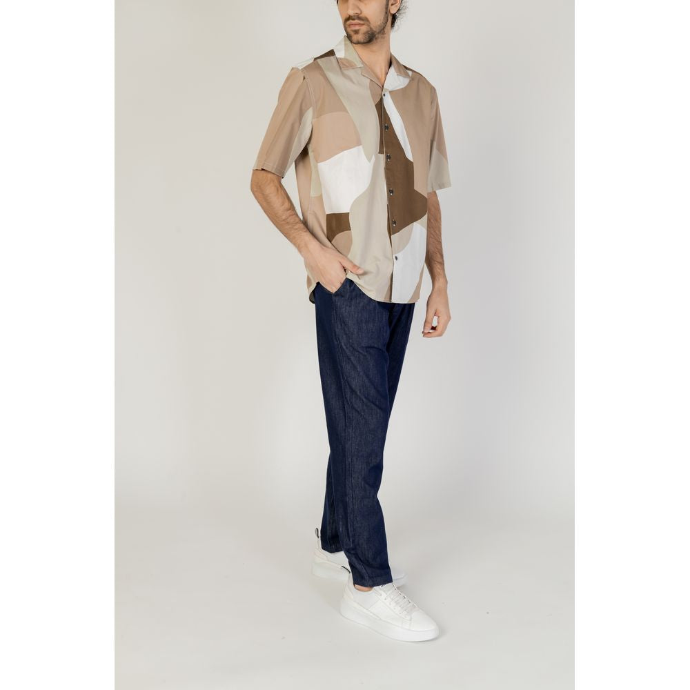 Only & Sons Brown Cotton Shortsleeve Only & Sons