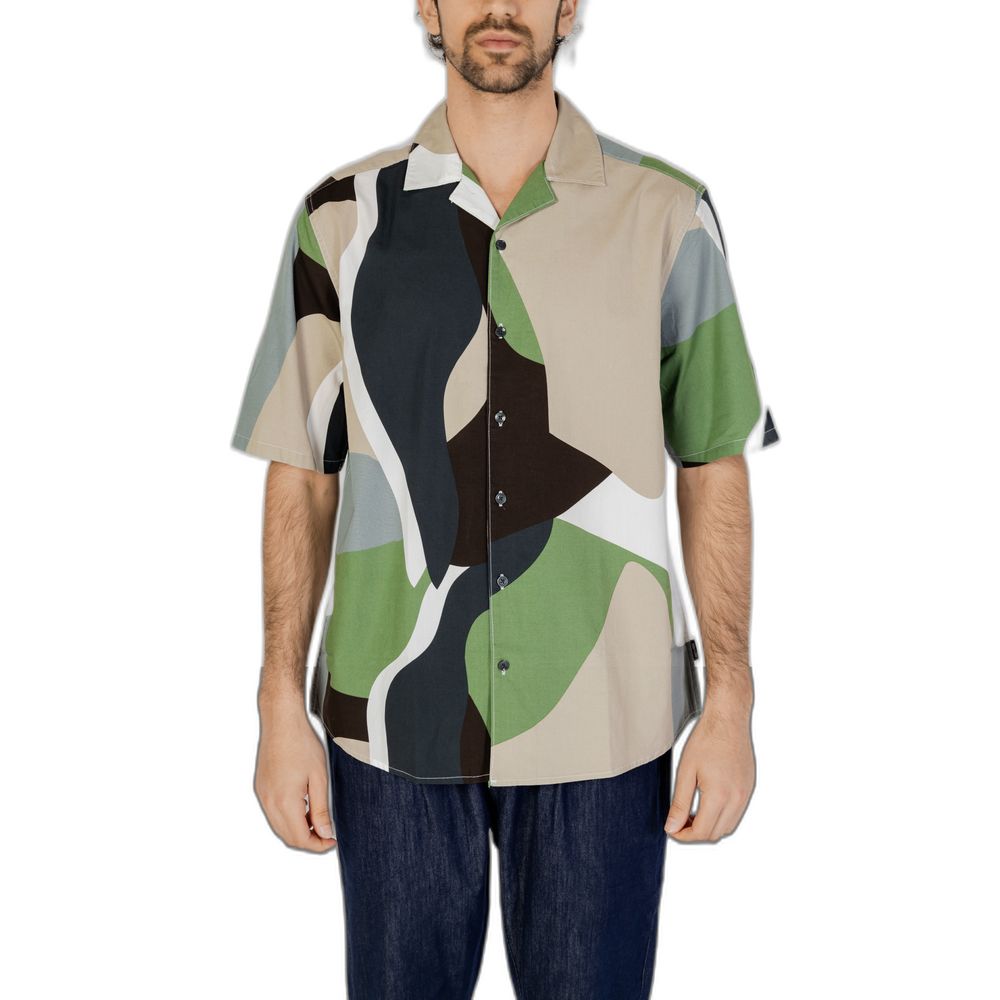 Only & Sons Green Cotton Shortsleeve Only & Sons