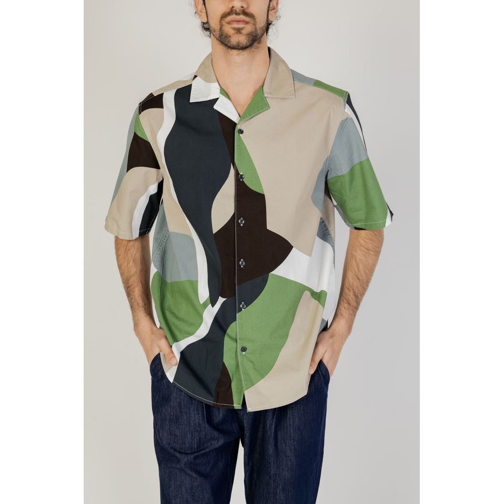 Only & Sons Green Cotton Shortsleeve Only & Sons