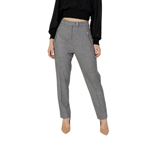Morgan De Toi Black Polyester Pant Morgan De Toi