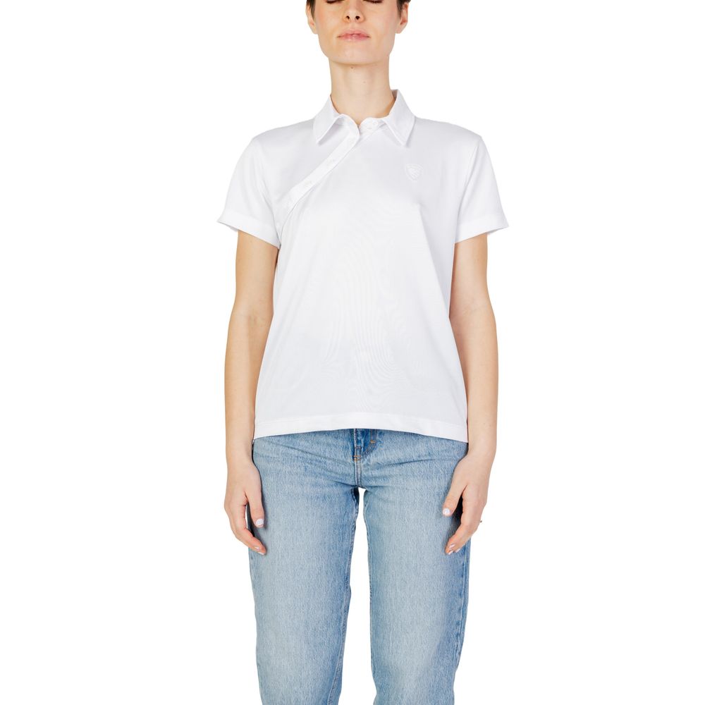 Blauer White Polyester T-Shirt Blauer