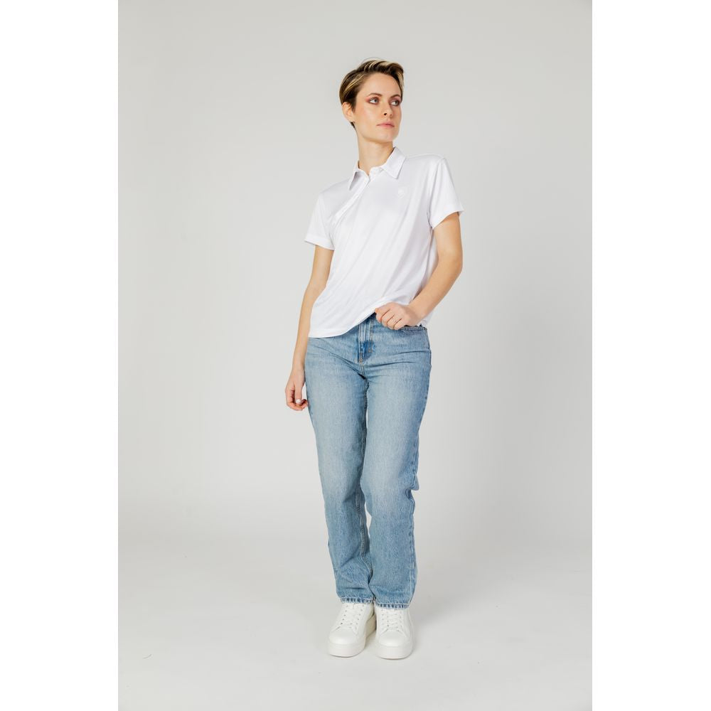Blauer White Polyester T-Shirt Blauer