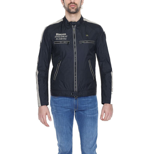 Blauer Black Polyamide Jackets & Coat Blauer