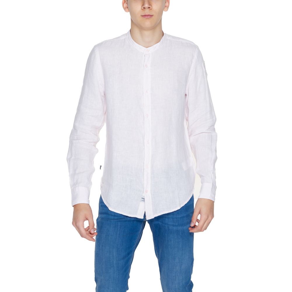 Blauer Multicolor Linen Dress Shirt - Eljoys Fashion 