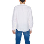 Blauer Multicolor Linen Dress Shirt - Eljoys Fashion 