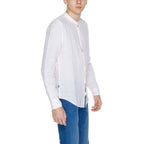 Blauer Multicolor Linen Dress Shirt - Eljoys Fashion 