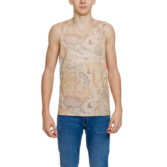 Alviero Martini Prima Classe Beige Polyester Tank Top Alviero Martini Prima Classe