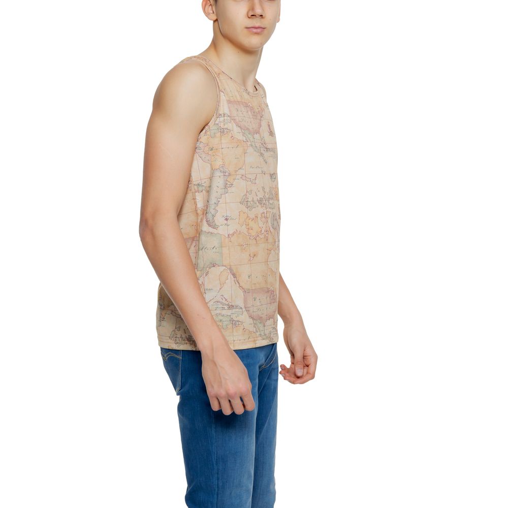 Alviero Martini Prima Classe Beige Polyester Tank Top Alviero Martini Prima Classe