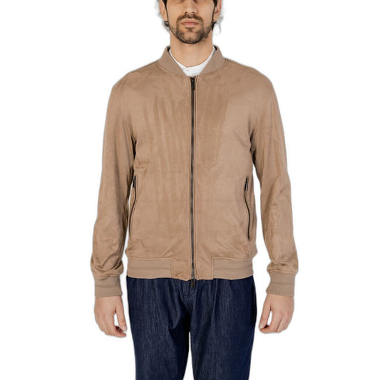 Hamaki-Ho Brown Polyester Jackets & Coat Hamaki-Ho