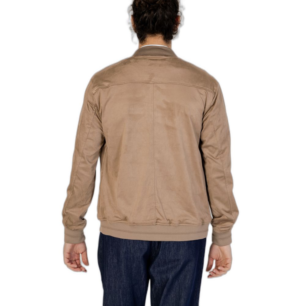 Hamaki-Ho Brown Polyester Jackets & Coat Hamaki-Ho