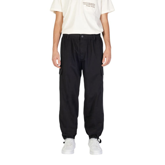 Calvin Klein Jeans Black Recycled Cotton Pant Calvin Klein Jeans