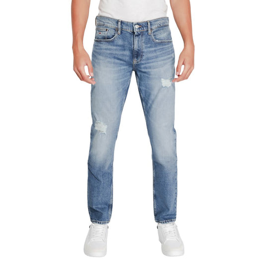 Tommy Hilfiger Jeans Blue Cotton Slim Fit Jean Tommy Hilfiger Jeans