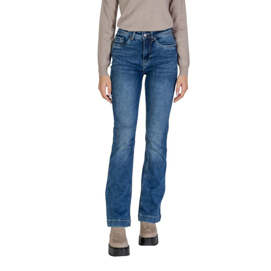 Street One Blue Cotton Mom Jean Street One
