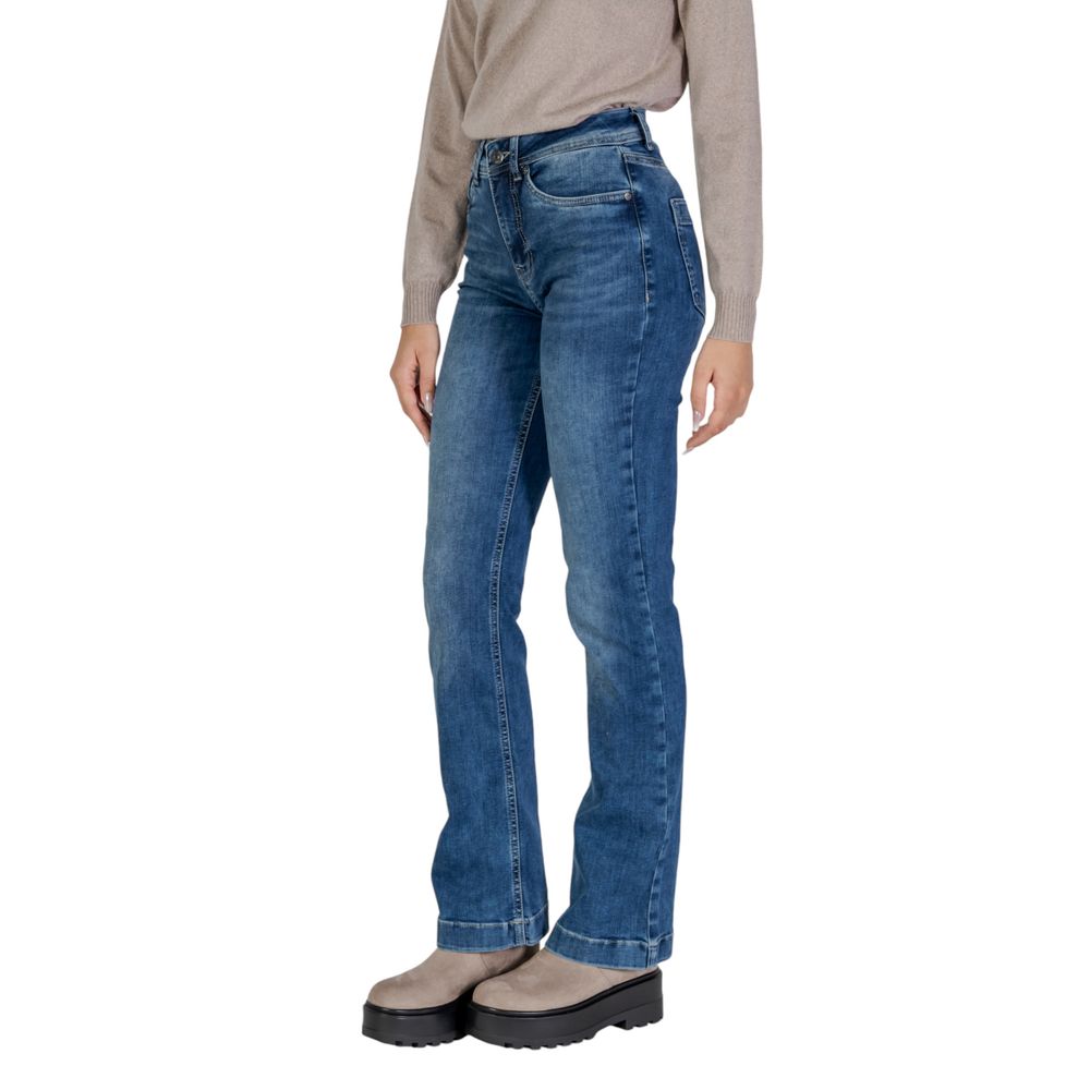 Street One Blue Cotton Mom Jean Street One