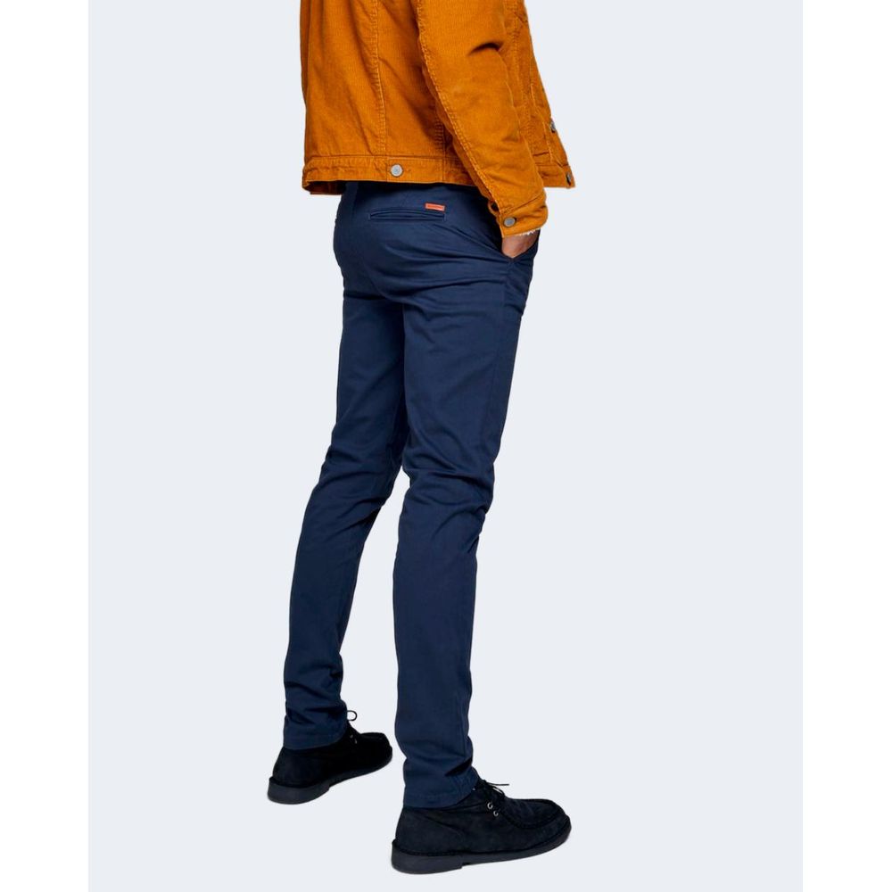 Jack Jones Blue Cotton Skinny Pant Jack Jones