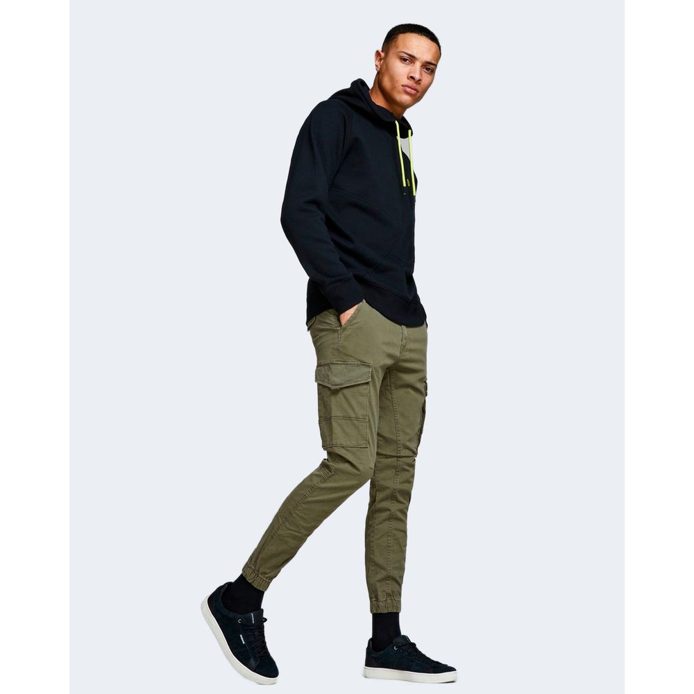 Jack Jones Green Cotton Skinny Pant Jack Jones