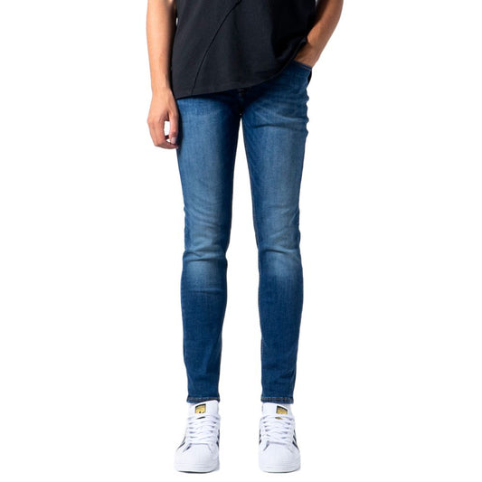 Jack Jones Blue Cotton Jeans & Pant Jack Jones