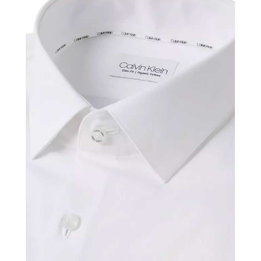 Calvin Klein White Cotton Shirt Calvin Klein