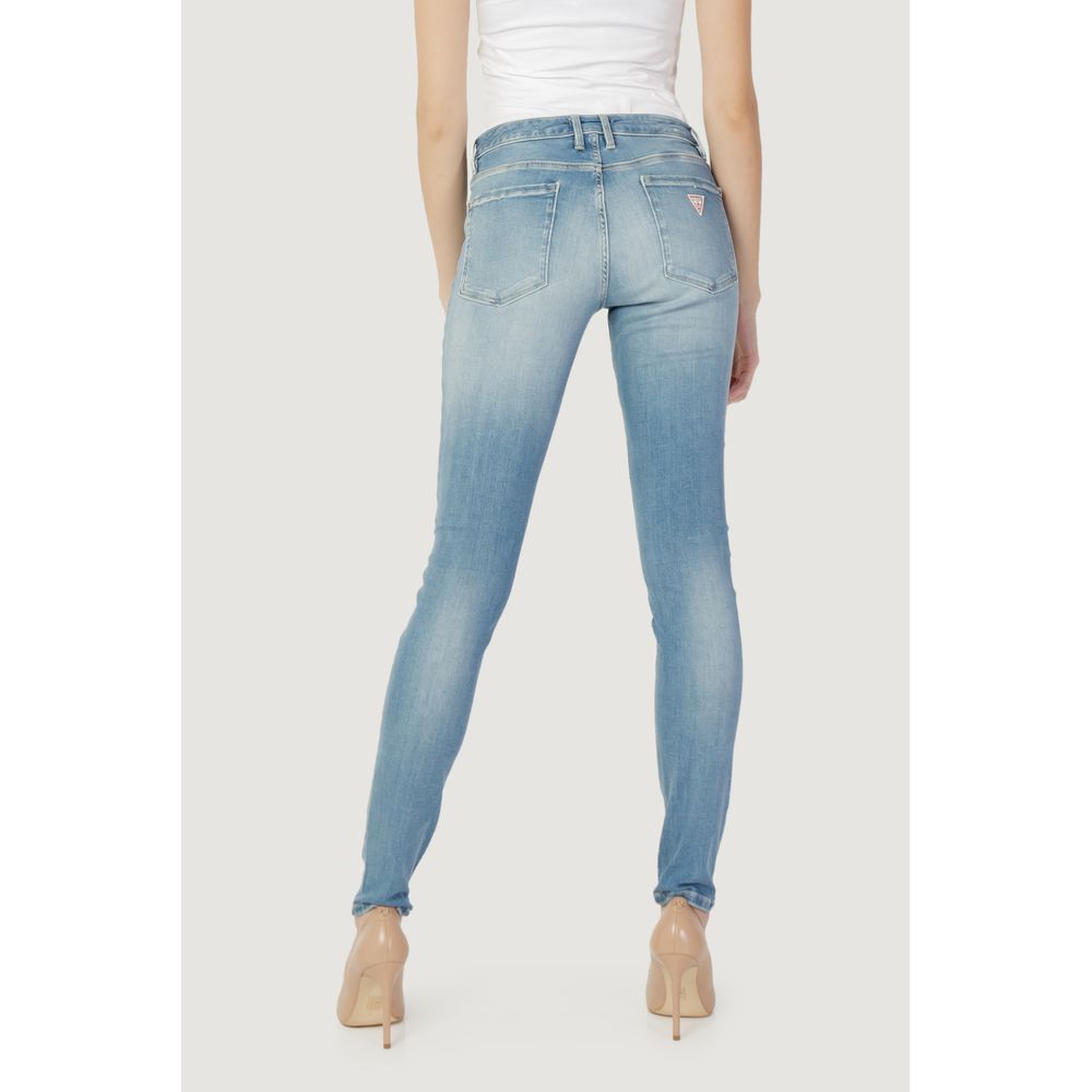 Guess Blue Cotton Skinny Jean Guess