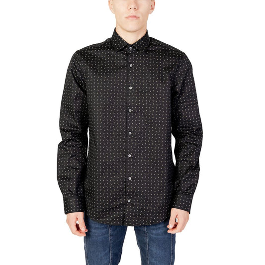 Calvin Klein Black Cotton Shirt Calvin Klein