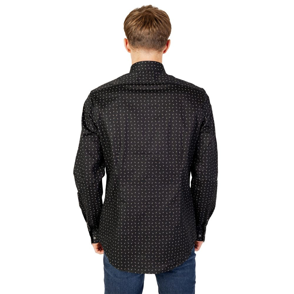Calvin Klein Black Cotton Shirt Calvin Klein