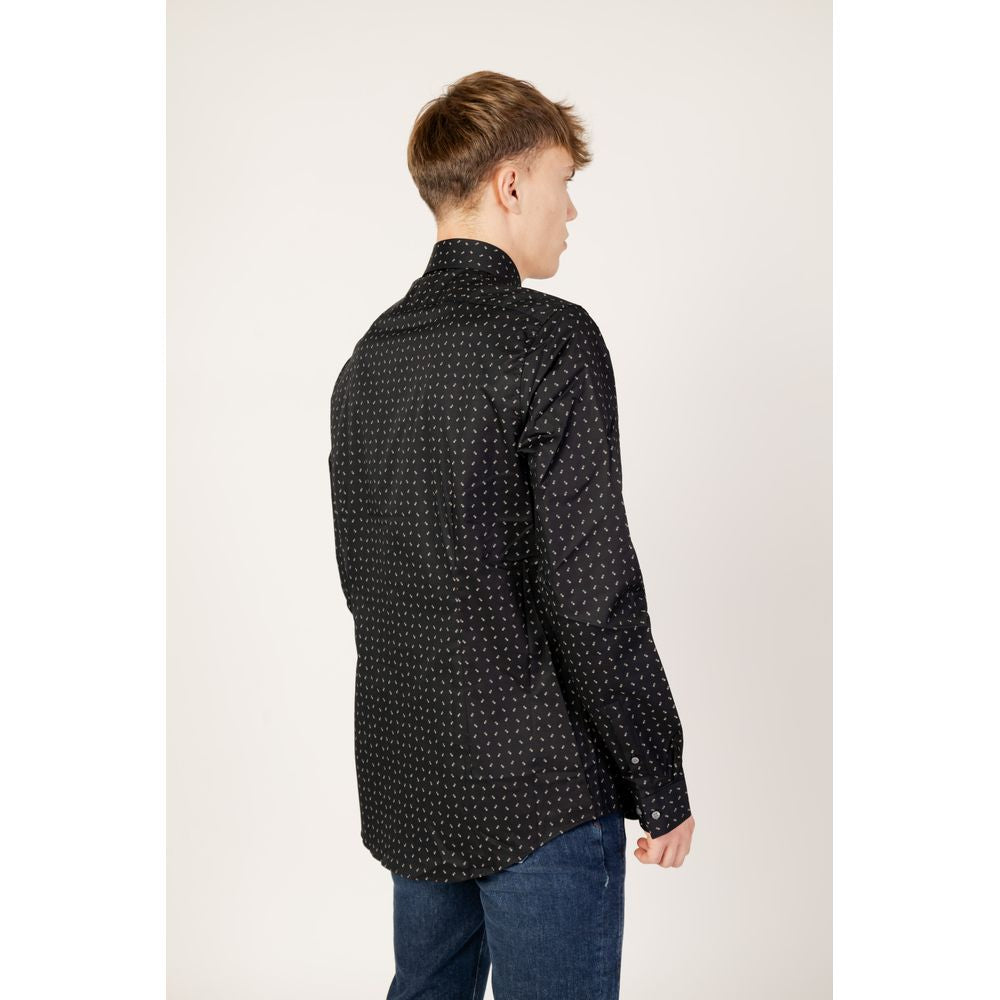 Calvin Klein Black Cotton Shirt Calvin Klein