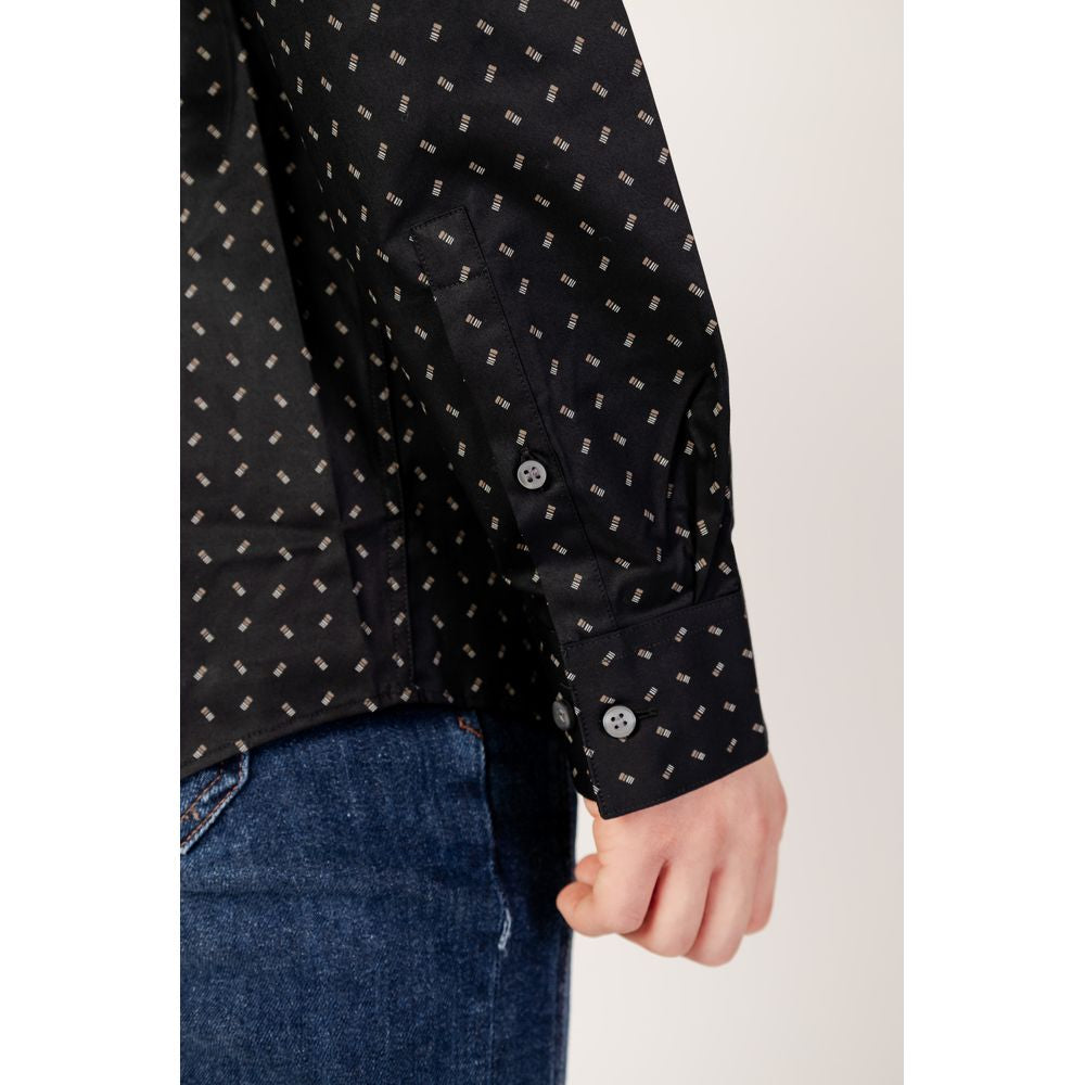 Calvin Klein Black Cotton Shirt Calvin Klein