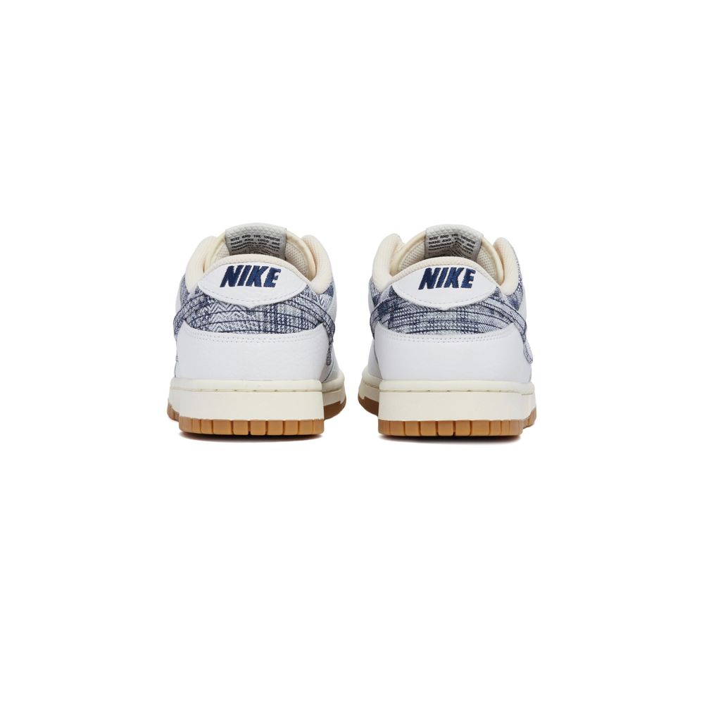 Nike Blue Leather Low Top Sneakers