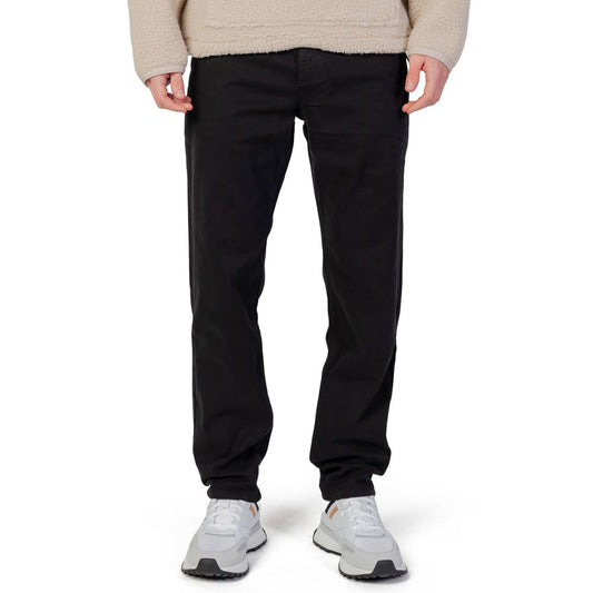 Hugo Boss Black Cotton Pant Hugo Boss