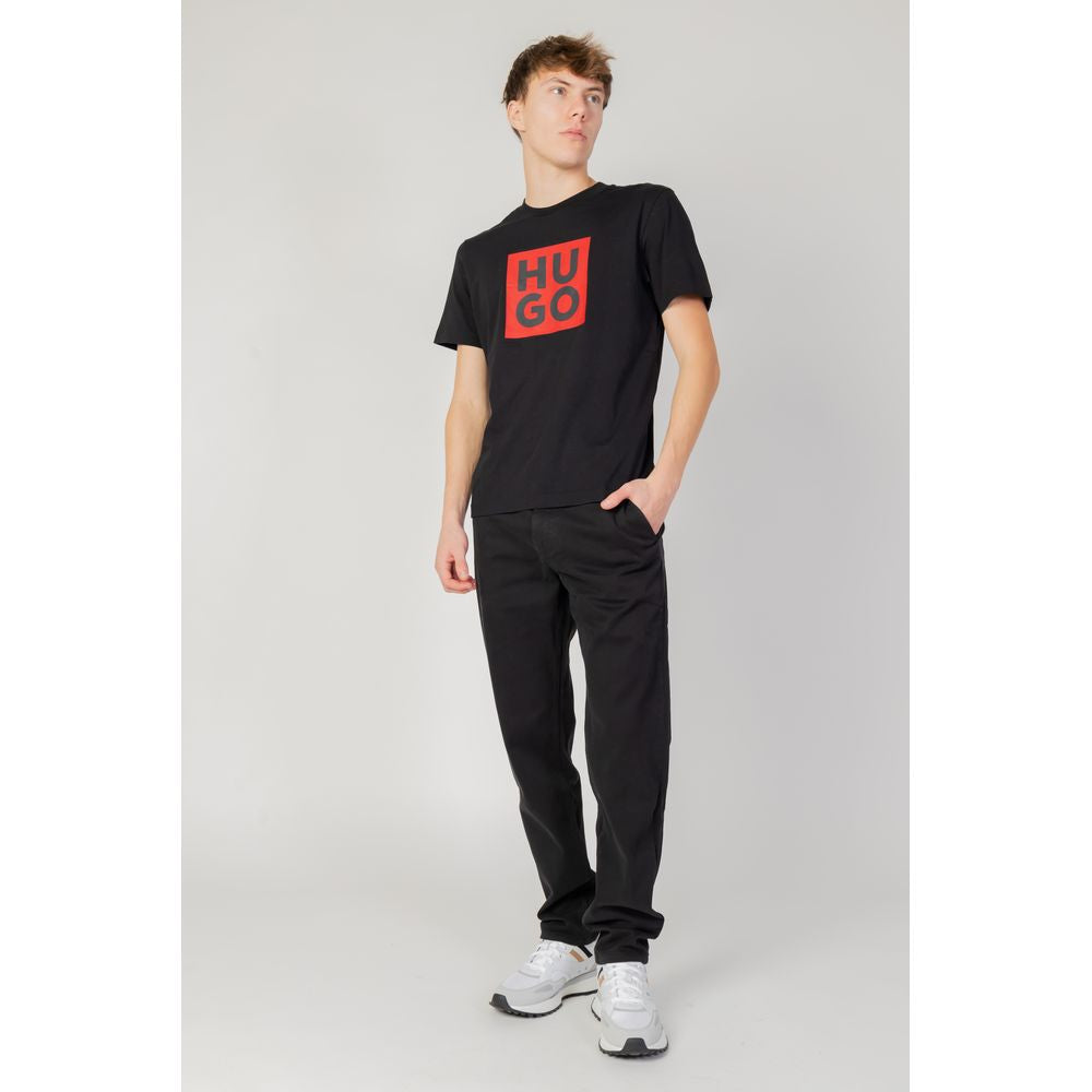 Hugo Boss Black Cotton Pant Hugo Boss