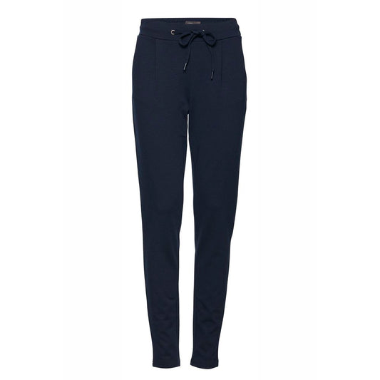 ICHI Blue Polyester Pant ICHI