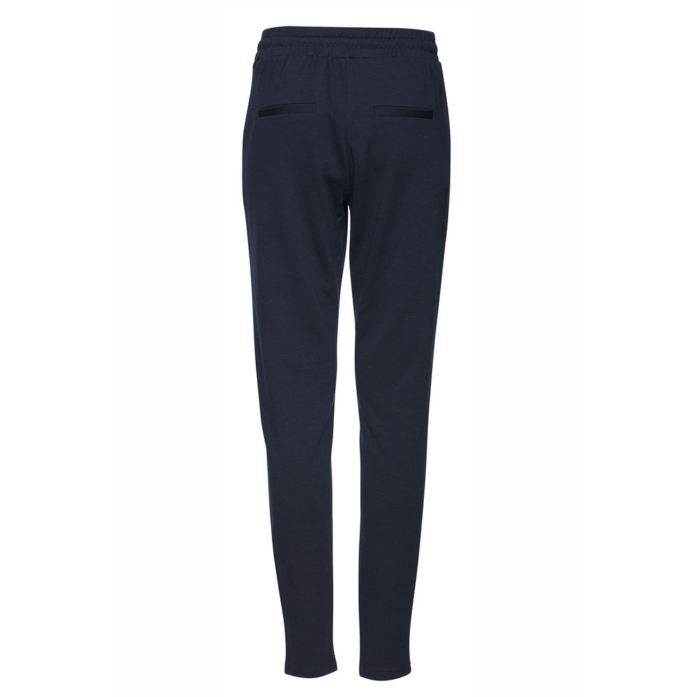 ICHI Blue Polyester Pant ICHI