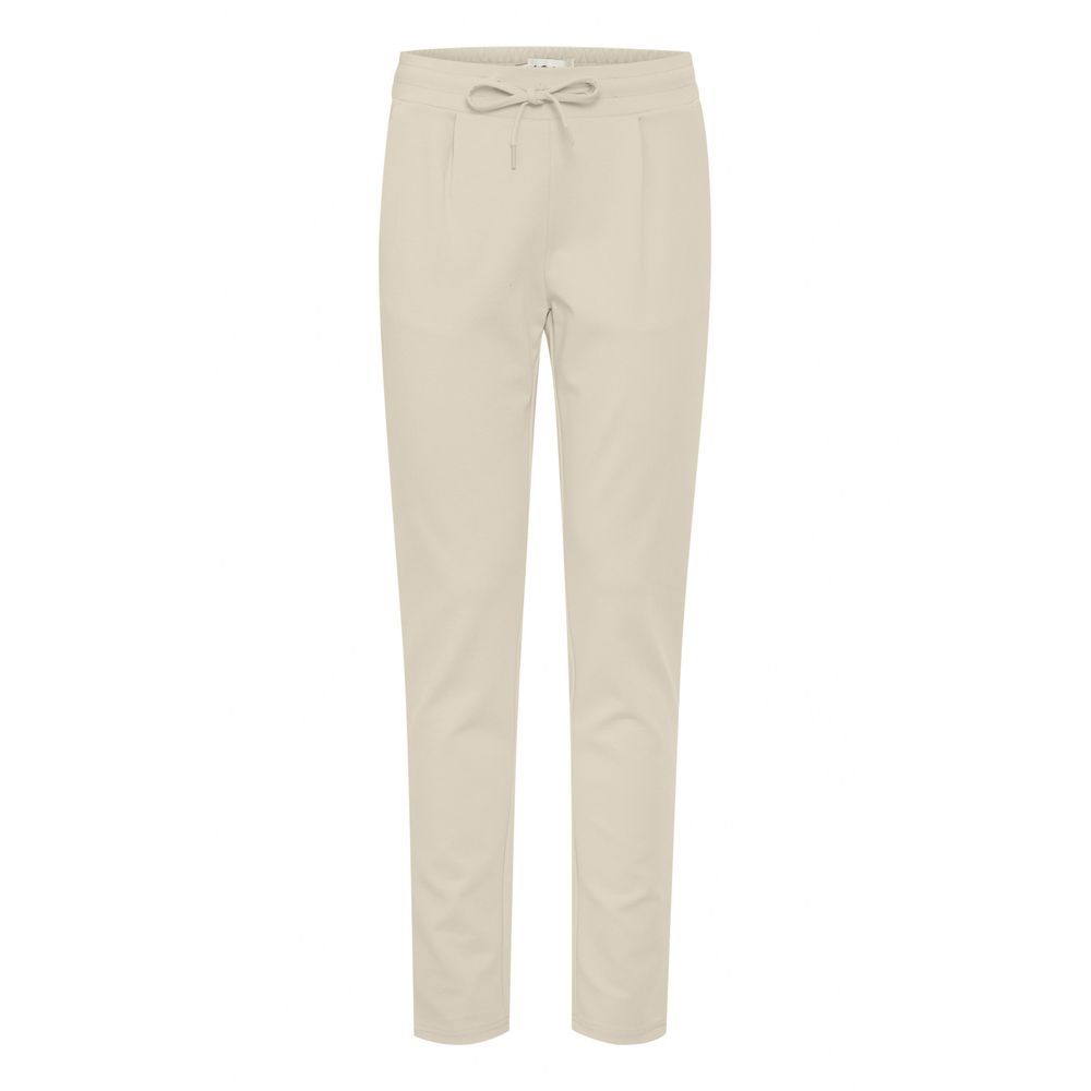 ICHI Beige Polyester Pant ICHI