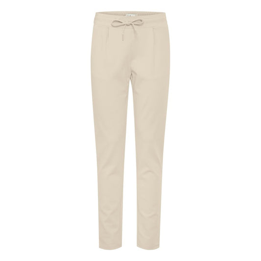 ICHI Beige Polyester Pant ICHI