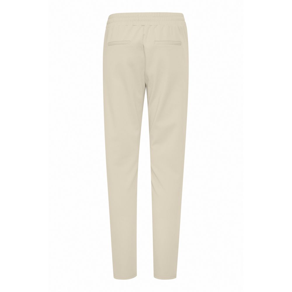ICHI Beige Polyester Pant ICHI