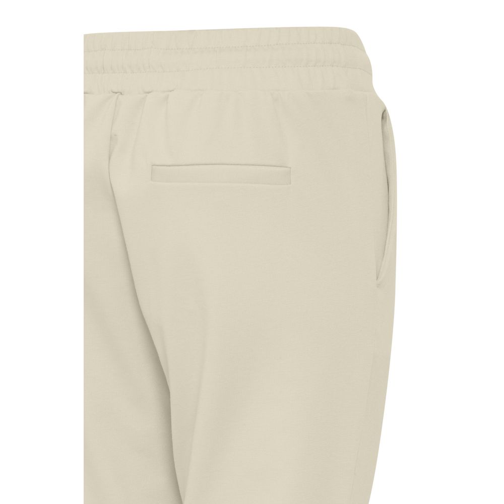 ICHI Beige Polyester Pant ICHI