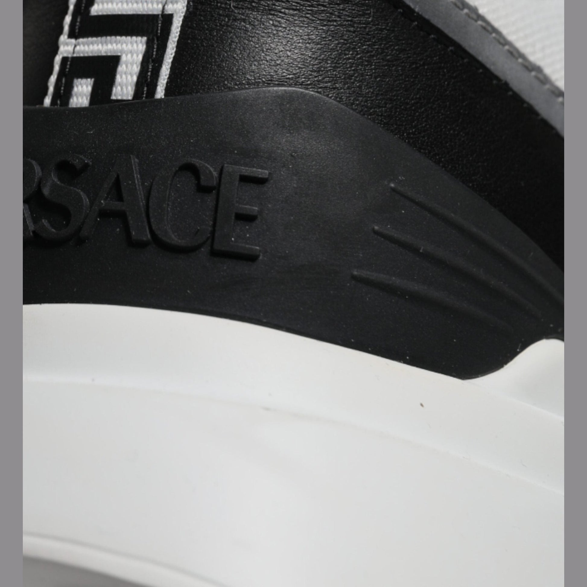 Versace Multicolor Canvas Quad Fabric Medusa Low Top Sneakers Shoes Versace