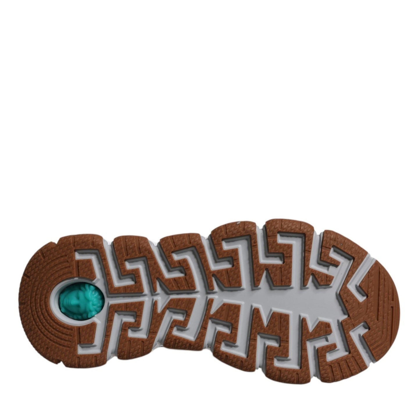 Versace White Trigreca Barocco Print Low Top Sneakers Shoes Versace