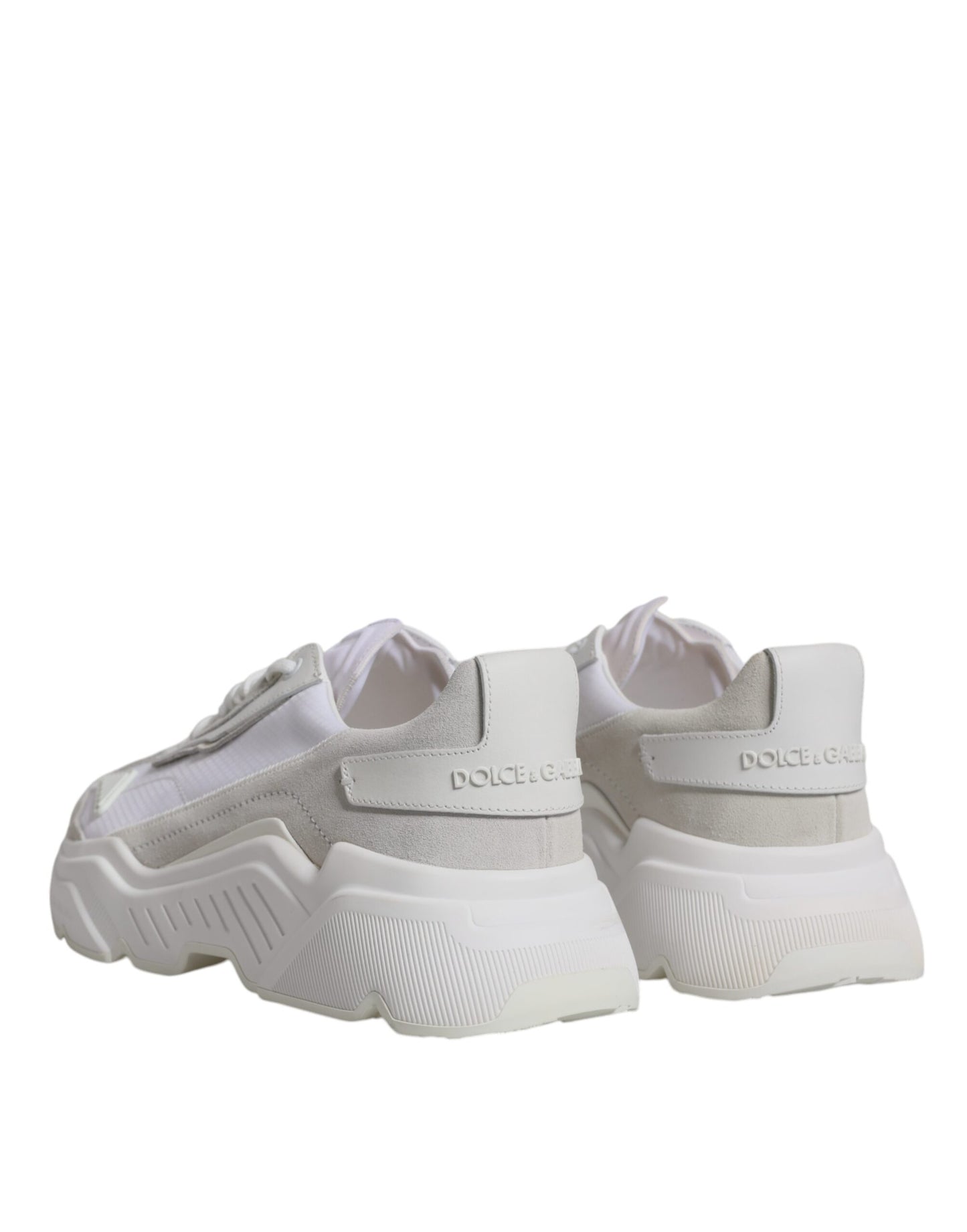 Dolce & Gabbana White Leather Daymaster Low Top Sneakers Shoes Dolce & Gabbana