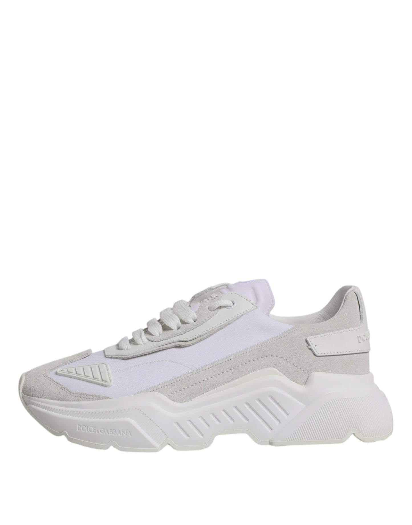 Dolce & Gabbana White Leather Daymaster Low Top Sneakers Shoes Dolce & Gabbana