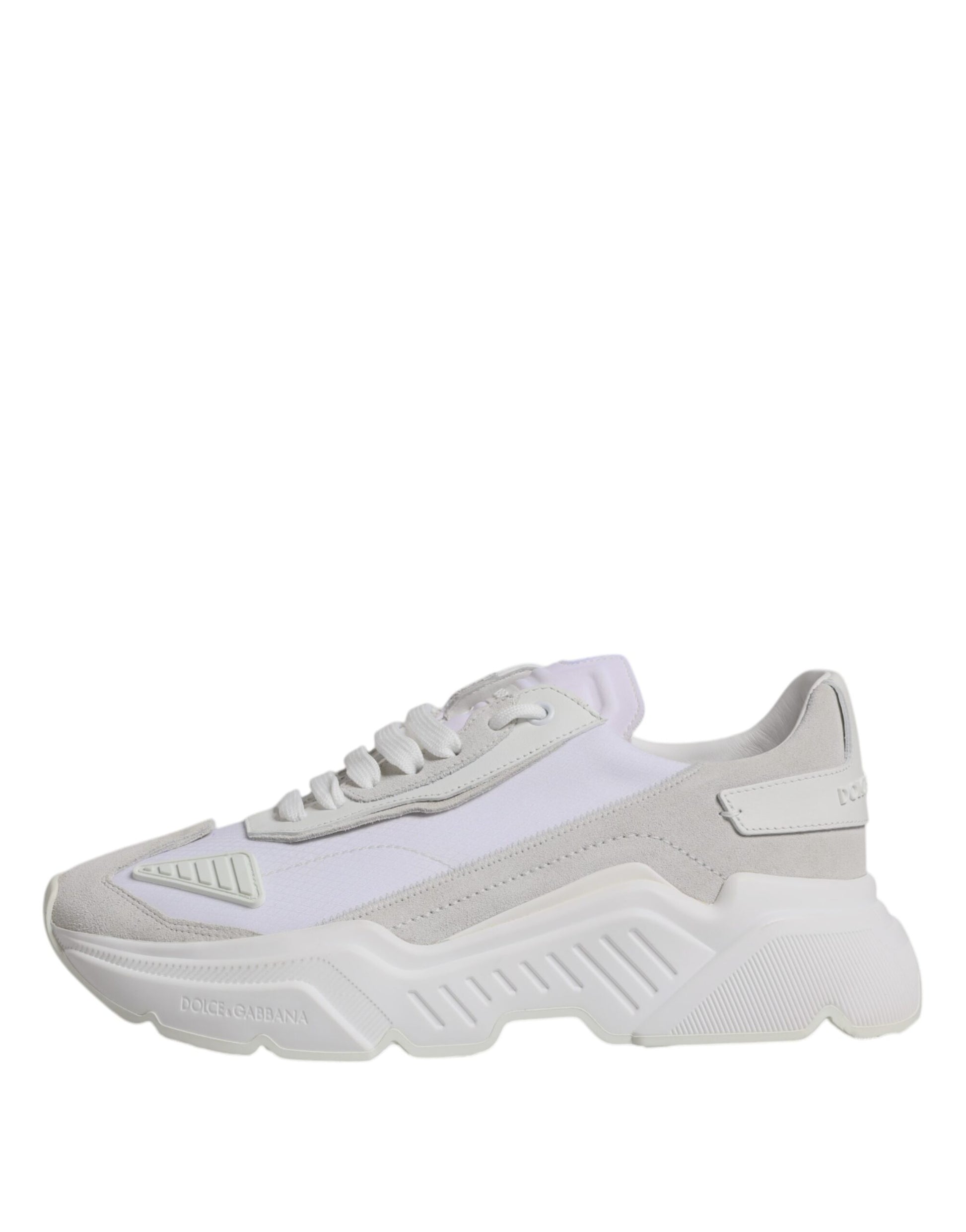Dolce & Gabbana White Leather Daymaster Low Top Sneakers Shoes Dolce & Gabbana