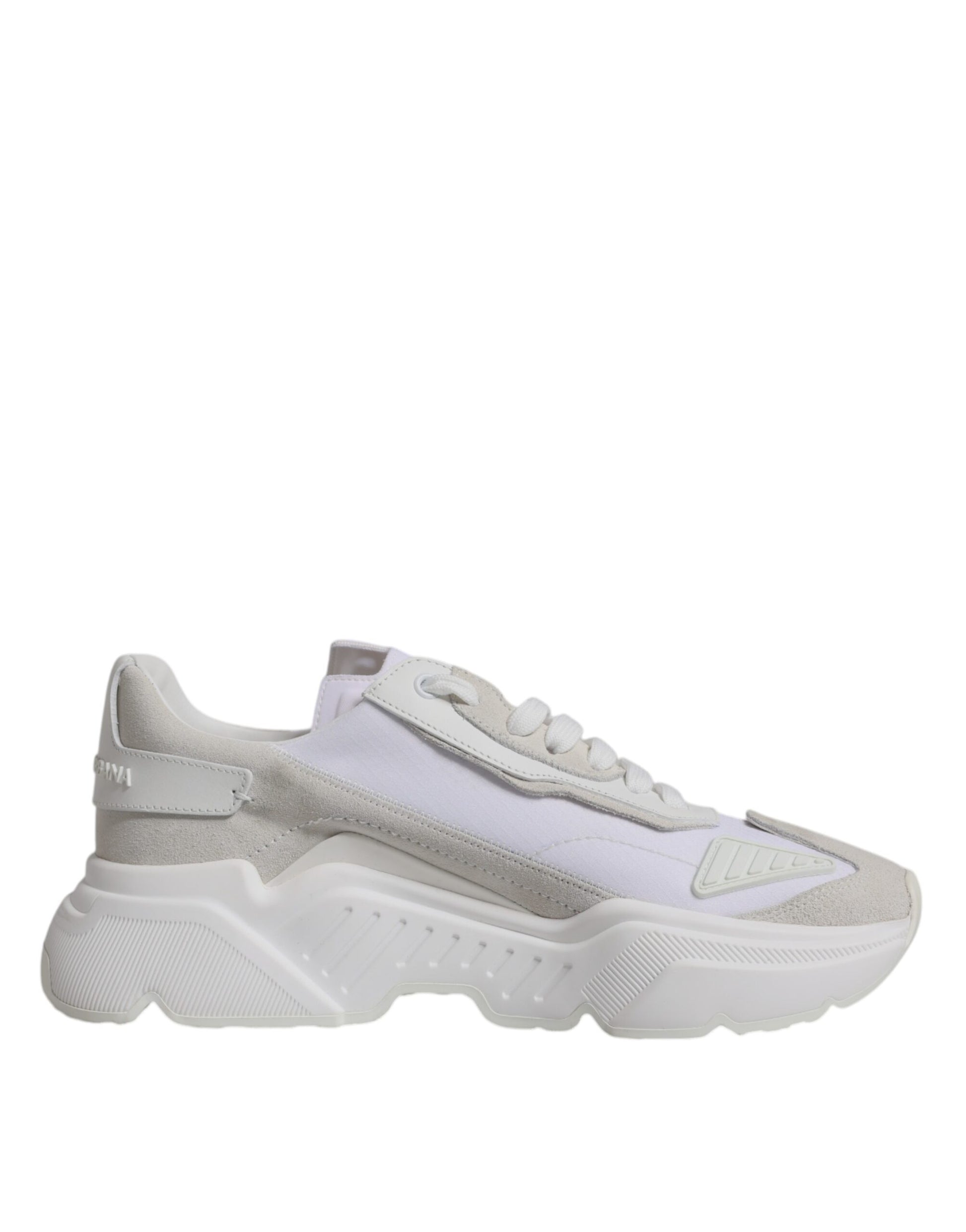 Dolce & Gabbana White Leather Daymaster Low Top Sneakers Shoes Dolce & Gabbana