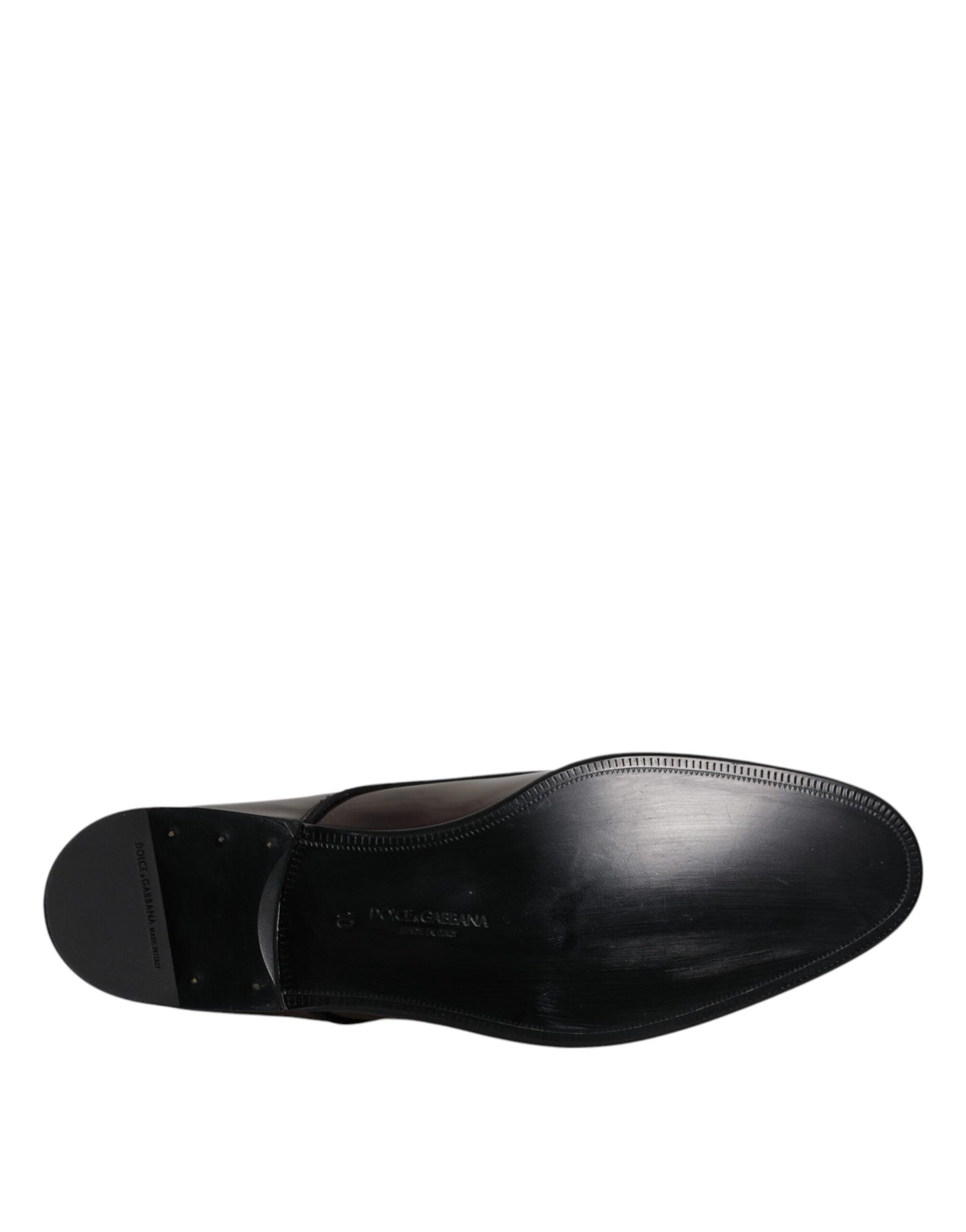 Dolce & Gabbana Peacock Patent Leather Derby Men Dress Shoes Dolce & Gabbana