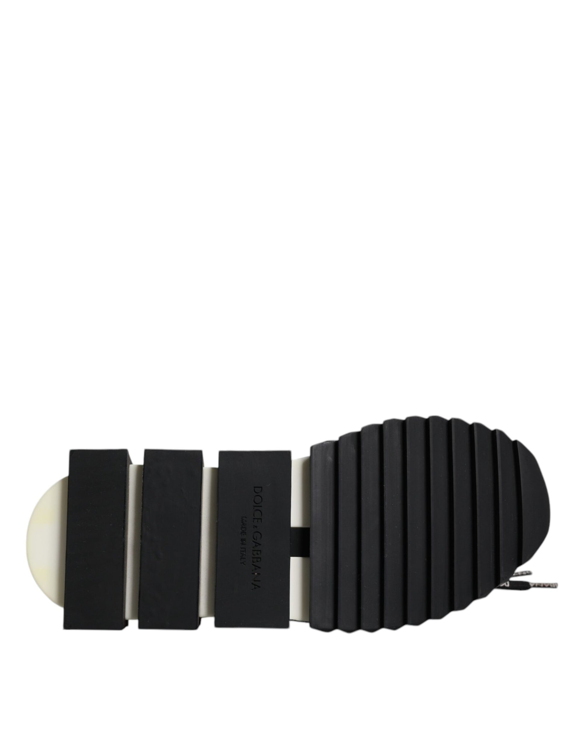 Dolce & Gabbana Black White Logo Sorrento Mens Sneakers Shoes Dolce & Gabbana
