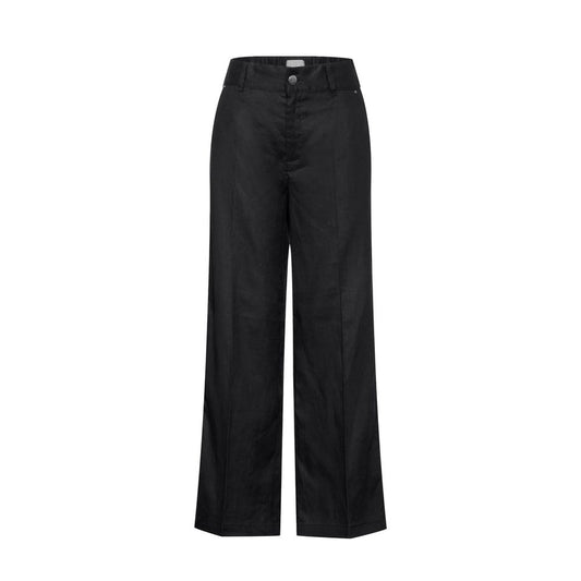 Street One Black Linen Pant Street One