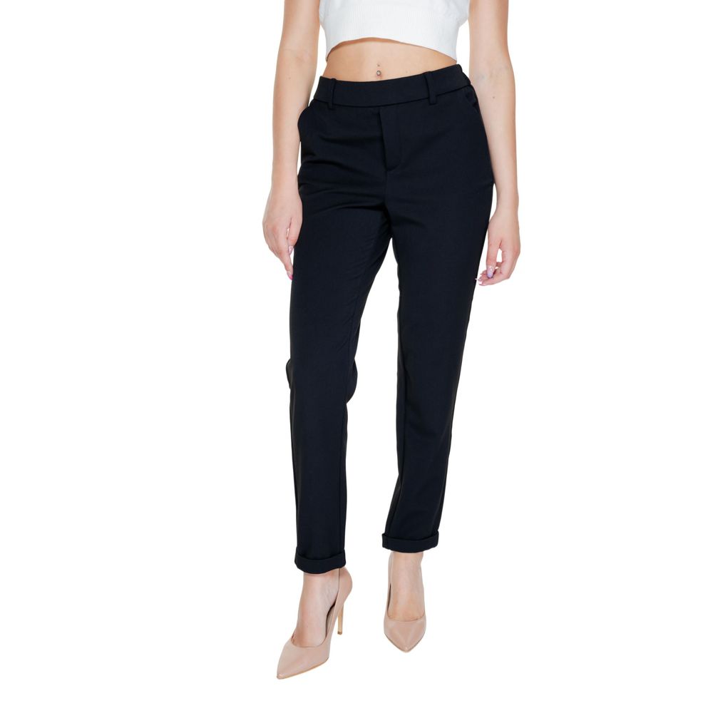 Vero Moda Black Polyester Pant Vero Moda