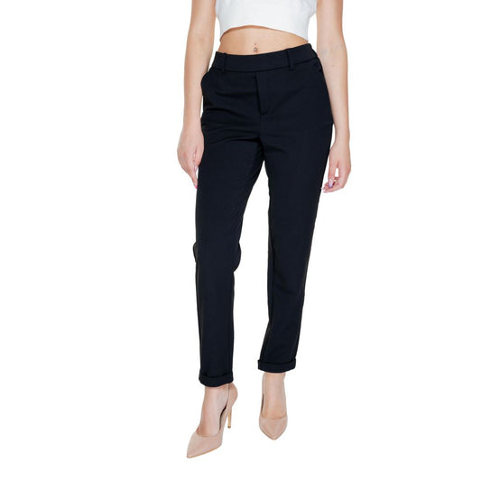 Vero Moda Black Polyester Pant Vero Moda